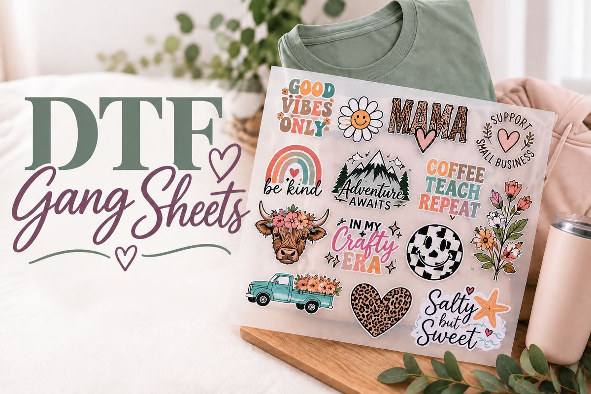 Pre-Made DTF Gang Sheets