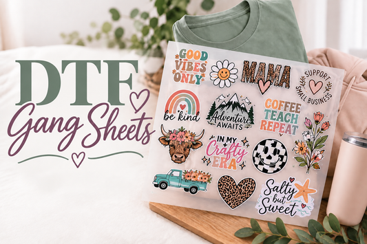 Pre-Made DTF Gang Sheets